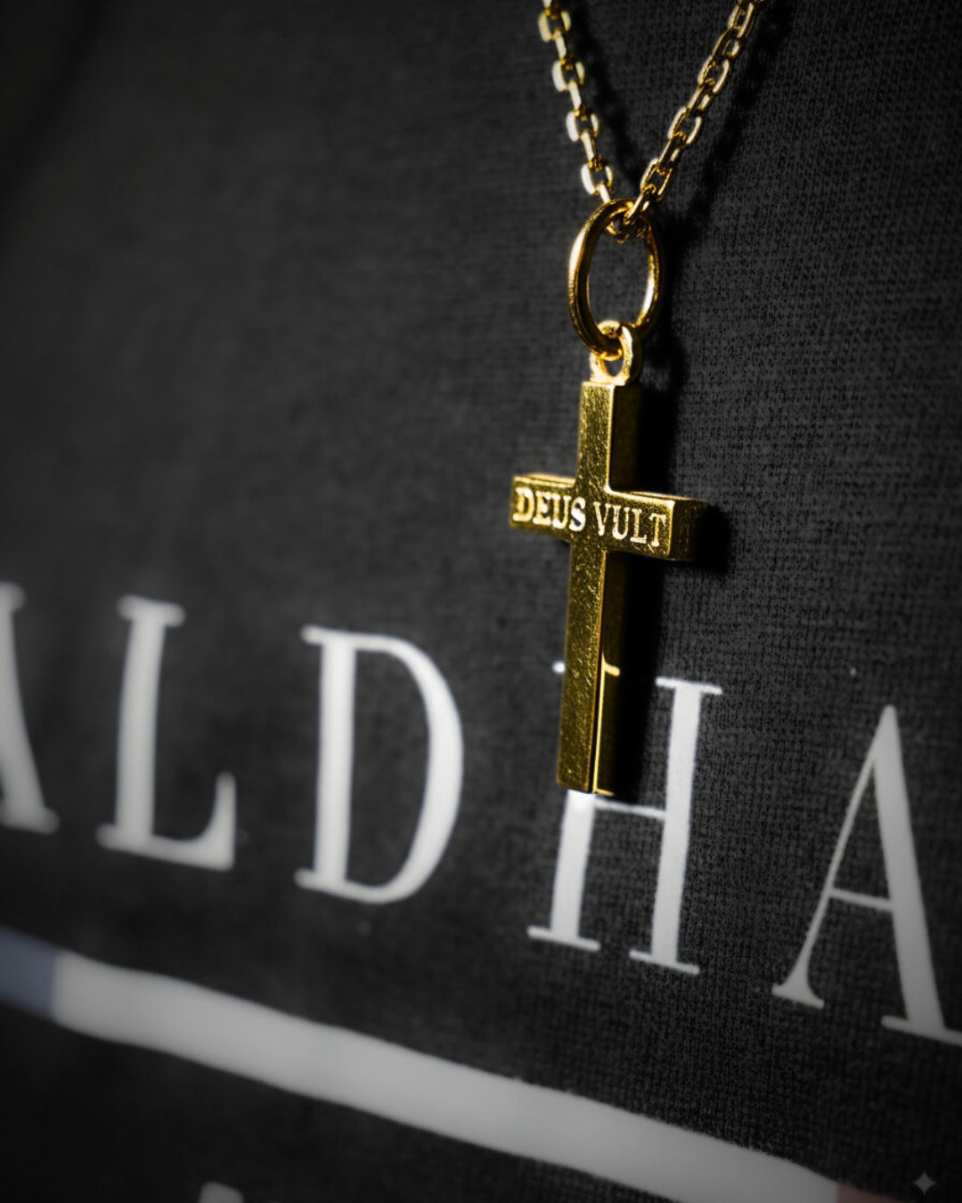 Croix Deus Vult en Or 18 Carats Waldhari