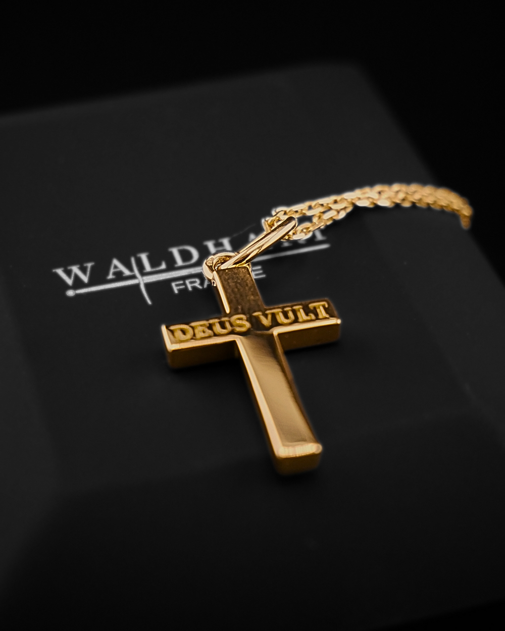 Croix Deus Vult en Or 18 Carats Waldhari
