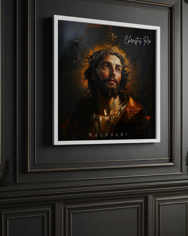 Le Christ Roi 50x50cm Waldhari