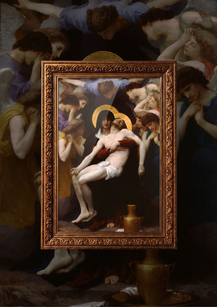 La Pietà entourée d'anges Waldhari