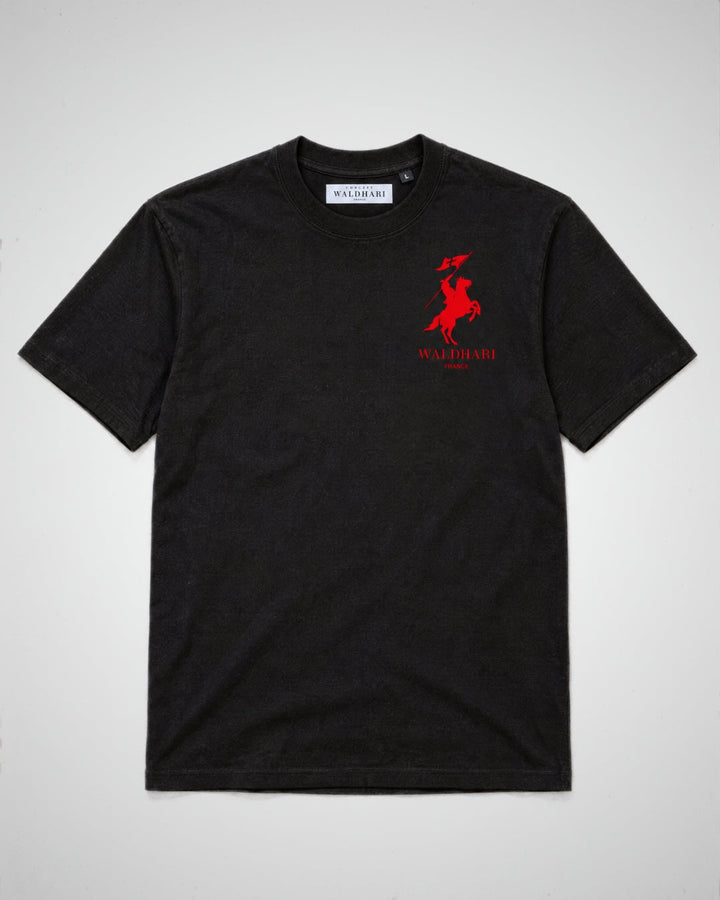 Étendard Noir et Rouge Waldhari