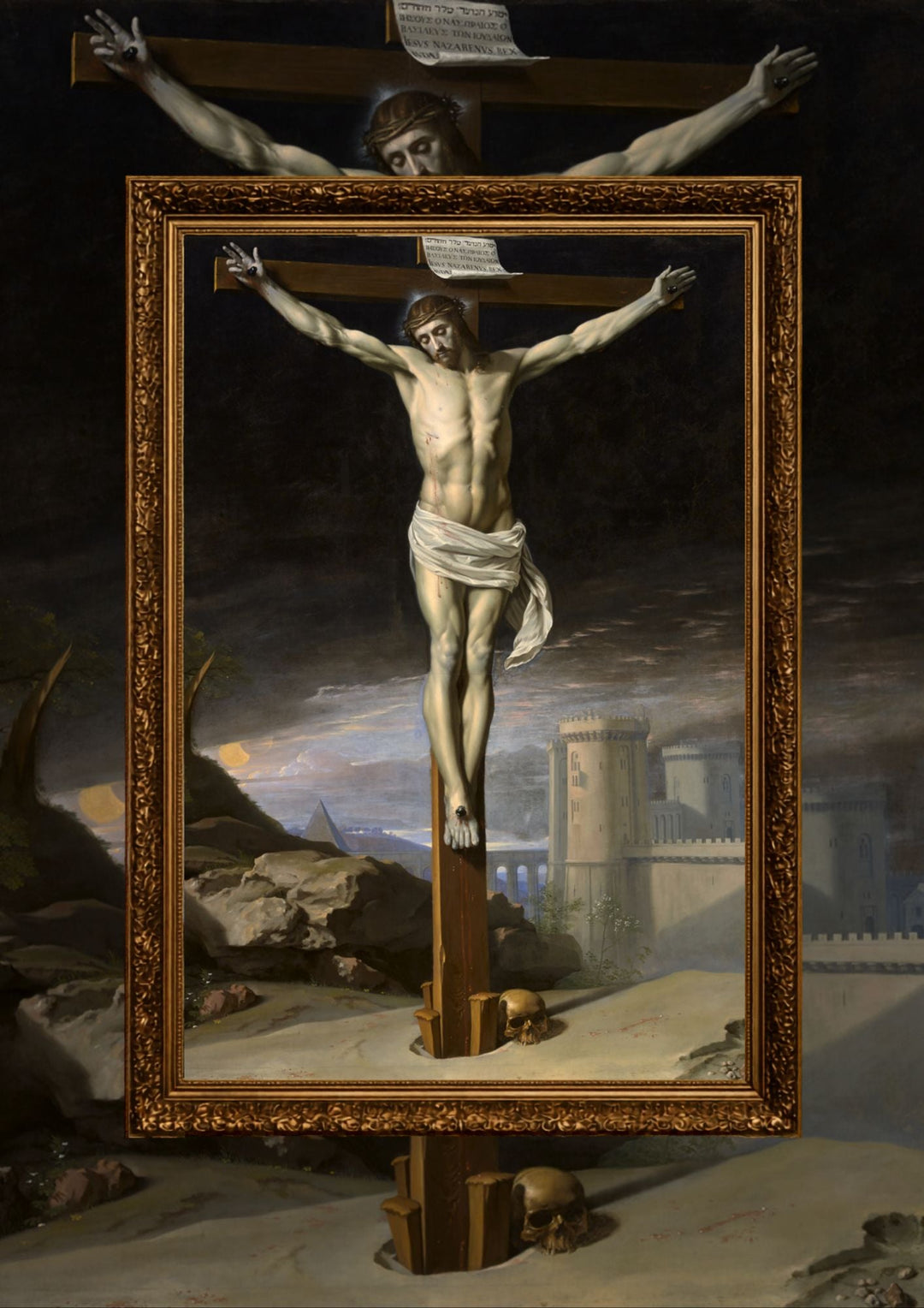 Le Christ mort sur la croix Waldhari