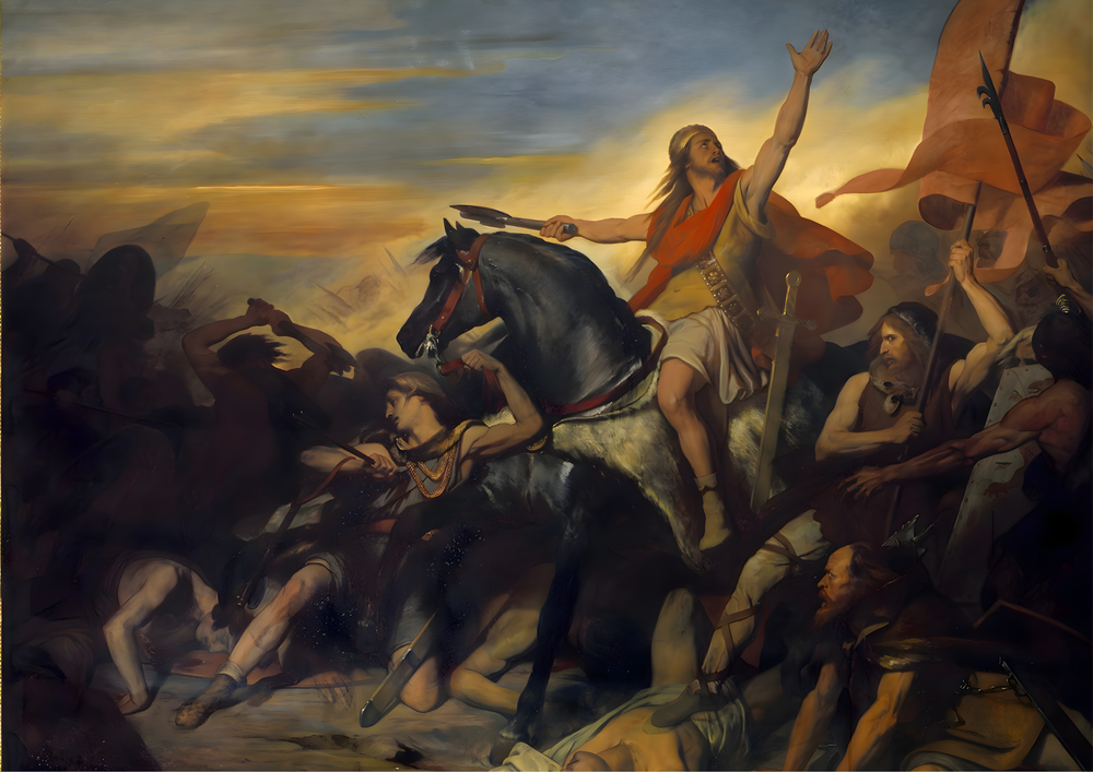La Bataille de Tolbiac Waldhari