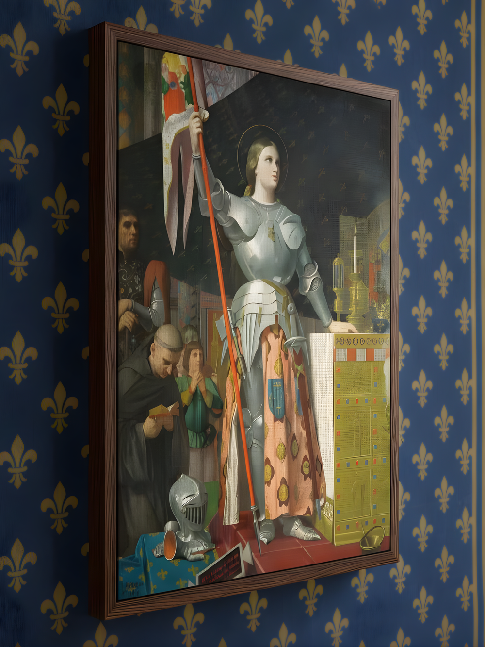 Jeanne d'Arc au sacre du roi Charles VII Waldhari
