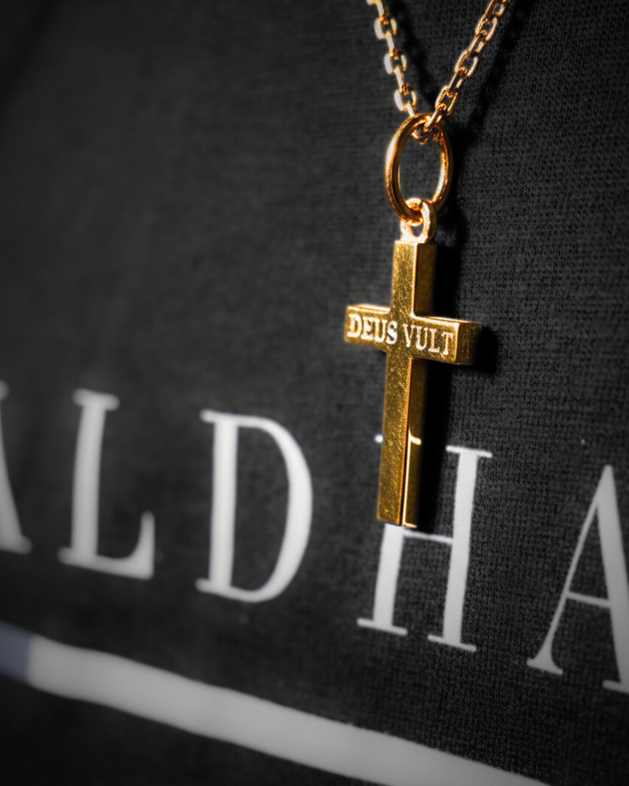 Croix Deus Vult en Or 18 Carats Waldhari